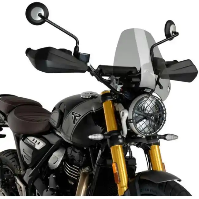 Cupolino Puig Naked per Triumph Speed 400 e Scrambler 400X fume chiaro- Più Venduto