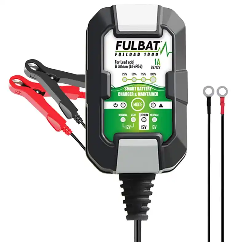 Mantenitore e caricatore Fulbat per ogni tipo di batteria moto- Prezzo Basso