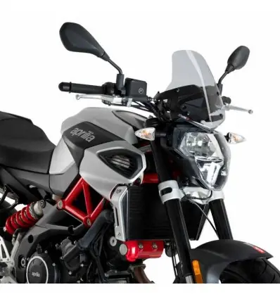 Esclusivo Cupolino Puig Sport per Aprilia Shiver 750 e 900 fume chiaro-