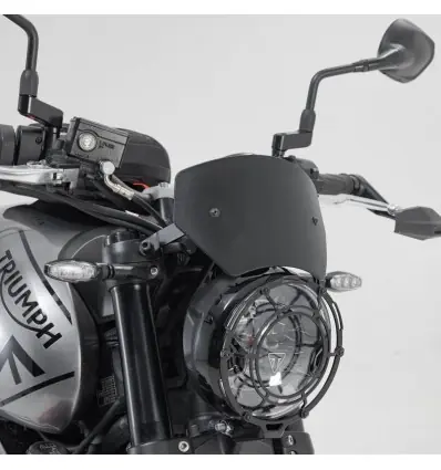 Cupolino SW-Motech in alluminio nero per Triumph Trident 660- Prezzo Di Fabbrica