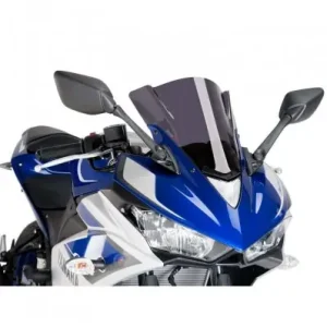 Reso Gratuito Cupolino Puig Z-Racing per Yamaha YZF R3 15-18 fume scuro-