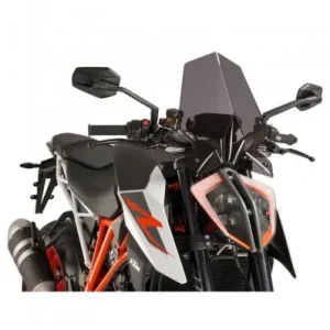 Prezzo Di Fabbrica Cupolino Puig Naked fume scuro per KTM 1290 Superduke R 17-19-