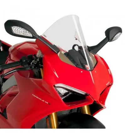 Ultimissimo Modello Cupolino Puig Racing per Ducati Panigale V4 e V2 Trasparente-