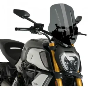 Ultima Occasione Cupolino Puig Naked Touring Fumè scuro per Ducati Diavel 1260/S dal 2019-
