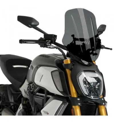 Ultima Occasione Cupolino Puig Naked Touring Fumè scuro per Ducati Diavel 1260/S dal 2019-