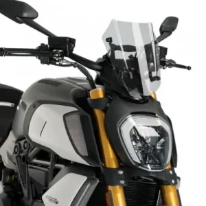 Offerta Limitata Cupolino Puig Naked Fumè chiaro per Ducati Diavel 1260/S dal 2019-