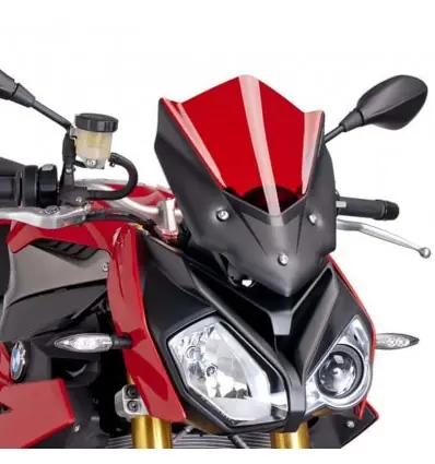 Cupolino Puig Naked per BMW S1000 R dal 2014 rosso- Subito Disponibile