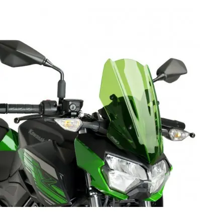 Must-Have Cupolino Puig Naked N.G. per Kawasaki Z400 verde-