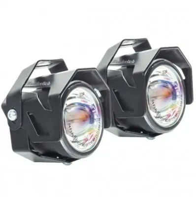 Coppia di faretti led Wunderlich Aton neri per BMW F750 GS e F850 GS- A Buon Prezzo