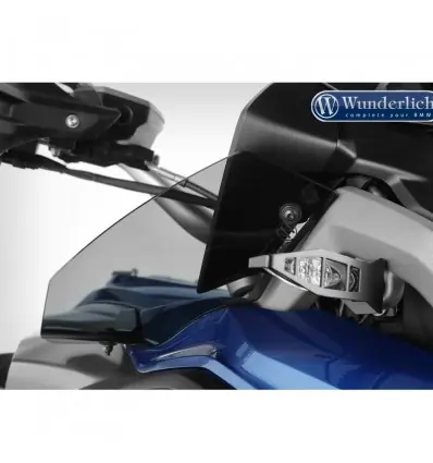 Deflettori alti Wunderlich per BMW R1200 GS dal 2017 e R1250 GS-Fumè chiaro Scelto Dai Clienti