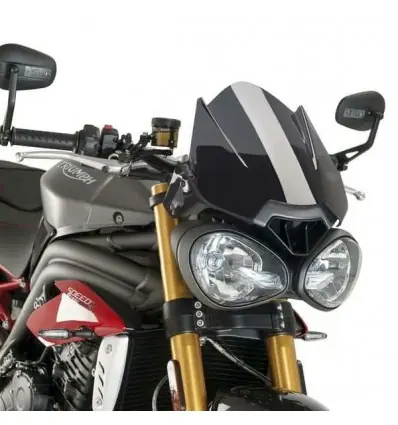 Promozione Cupolino Puig Naked per Triumph Speed e Street Triple fume chiaro-