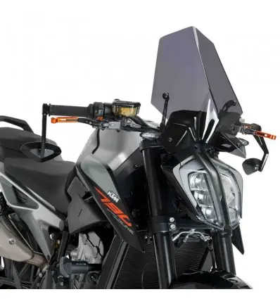 Cupolino Puig Naked fume scuro per KTM 790 Duke e 890 Duke R- Promozione
