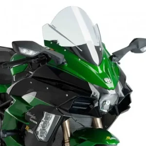 Nuova Collezione Cupolino fumé chiaro Puig Racing per Kawasaki Ninja H2 SX dal 2018-