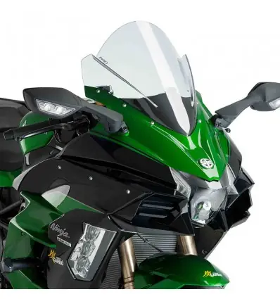 Nuova Collezione Cupolino fumé chiaro Puig Racing per Kawasaki Ninja H2 SX dal 2018-