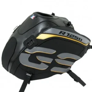 Scelto Dai Clienti Copriserbatoio Bagster per BMW R1250 GS in similpelle nero, argento e oro-