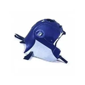 Copriserbatoio Bagster per Kawasaki KLE 500 in similpelle blu marino e grigio- Professionale