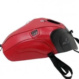 Copriserbatoio Bagster per Kawasaki Z900 17-24 in similpelle rosso e nero- Più Venduto