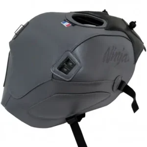 Economico Copriserbatoio Bagster per Kawasaki Z650 Ninja dal 2017 in similpelle grigio e nero-