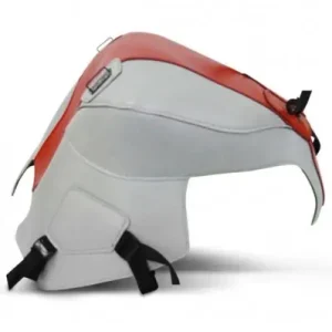 Copriserbatoio Bagster per BMW F800R 12-14 in similpelle grigio chiaro e rosso- Affare