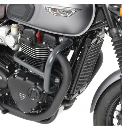 Paramotore Hepco & Becker cromato per Triumph Bonneville T100 dal 2017- Esclusivo