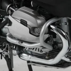 Paramotore Hepco & Becker argento per BMW R-Nine T Racer- Spedito Oggi
