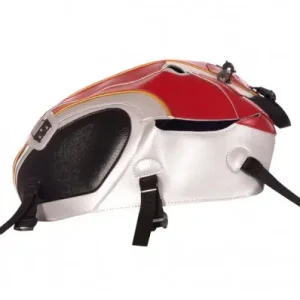 Copriserbatoio Bagster per Triumph Bonneville T120 15-20 argento, rosso e oro- Ordina Subito