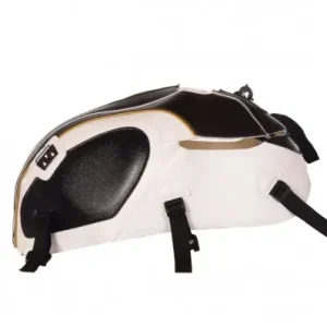 Copriserbatoio Bagster per Triumph Bonneville T120 15-20 bianco, nero e oro- Bestseller