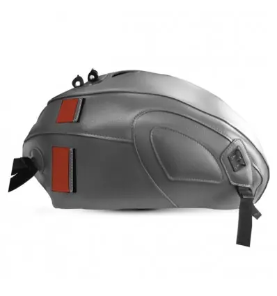 Scelto Dai Clienti Copriserbatoio Bagster per Triumph Street Twin argento e rosso-