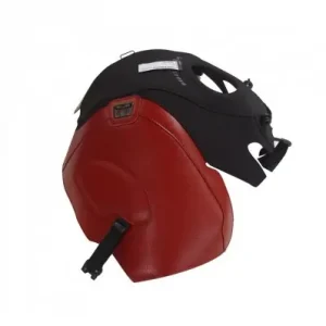 Copriserbatoio Bagster per Suzuki DL1000 V-Strom in similpelle nero opaco e rosso- Professionale