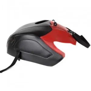 Must-Have Copriserbatoio Bagster per Suzuki GSX-S 1000 e 1000F 15-20 in similpelle nero e rosso scuro-