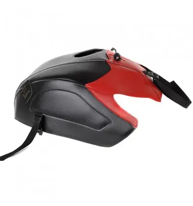Must-Have Copriserbatoio Bagster per Suzuki GSX-S 1000 e 1000F 15-20 in similpelle nero e rosso scuro-