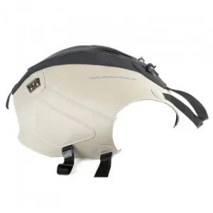 Copriserbatoio Bagster per Aprilia Caponord 1200 in similpelle nero opaco e sabbia- Scelto Dai Clienti