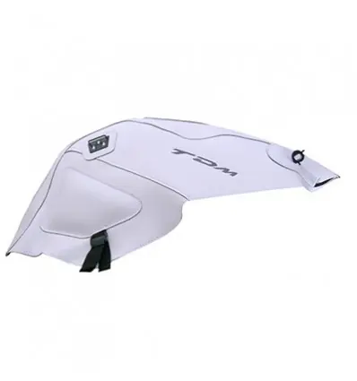Copriserbatoio Bagster per Yamaha TDM 900 02-13 in similpelle bianco- Spedizione Espresso