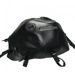 Professionale Copriserbatoio Bagster per Ducati Monster 600, 620,695,750,1000 e S4, S2R, S4R/S 00-08 in similpelle nero-