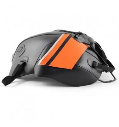 Promo Stagionale Copriserbatoio Bagster per Moto Guzzi V7, V7 II e V7 III nero deco arancio-