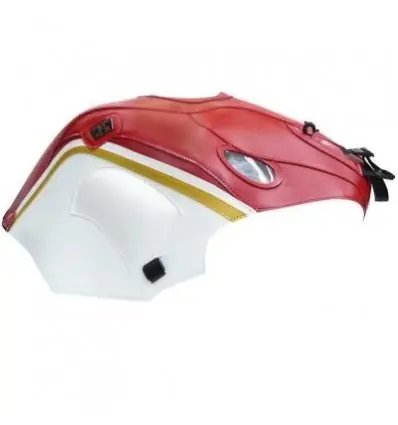 A Buon Prezzo Copriserbatoio Bagster per Moto Guzzi Breva 850-1100, Norge 1200 e Sport 1200 04-14 similpelle rosso bianco oro-