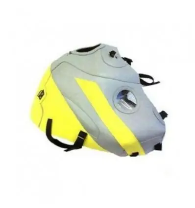 Copriserbatoio Bagster per BMW R1100GS, R850GS, R1150GS 94-04 in similpelle grigio e giallo- Popolare