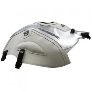 Copriserbatoio Bagster per Suzuki GSR 600 06-11 in similpelle special bianco e grigio metal- Prezzo Di Fabbrica