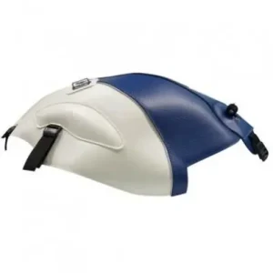 Bestseller Copriserbatoio Bagster per Suzuki GSR 600 06-11 in similpelle blu e bianco-