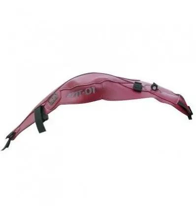 Spedizione Espresso Copriserbatoio Bagster per Yamaha MT01 05-11 in similpelle rosso scuro-