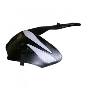 Sconto Copriserbatoio Bagster per Honda CBF 125 09-14 in similpelle nero con triangolo grigio-