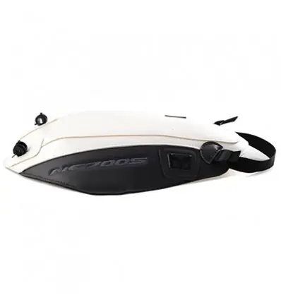 Copriserbatoio Bagster per Honda NC 700 S 2012 in similpelle bianco e grigio chiaro- Compra Adesso