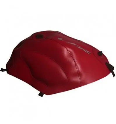 Professionale Copriserbatoio Bagster per Honda VFR 800 02-09 in similpelle bordo chiaro-