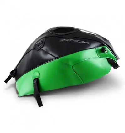 Miglior Prezzo Copriserbatoio Bagster per Kawasaki ZX-10R dal 2011 in similpelle nero e verde Kawa-