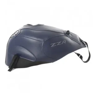 Copriserbatoio Bagster per Kawasaki ZZR 1400 in similpelle blu marino e nero opaco- Promo Stagionale