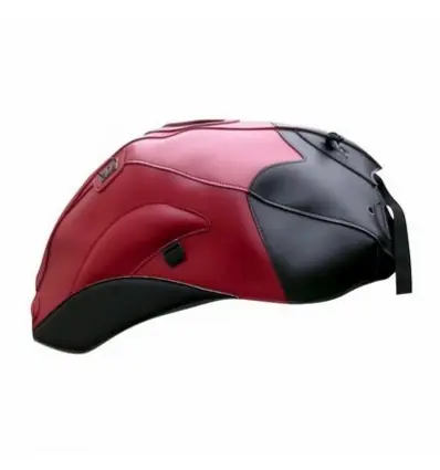 Ultima Occasione Copriserbatoio Bagster per Yamaha FZ1 FAZER S CARENATA 06-12 in similpelle rosso scuro e nero-