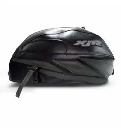Copriserbatoio Bagster per Yamaha XJR 1300 02-14 similpelle nero e grigio cielo- Economico