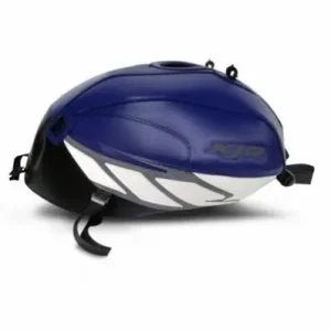 Copriserbatoio Bagster per Yamaha XJR 1300 02-14 similpelle baltico, nero, deco acciaio e bianco- Ordina Subito
