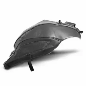 Esclusivo Copriserbatoio Bagster per Ducati Diavel 1200 11-18 in similpelle grigio spazio e carbonio-