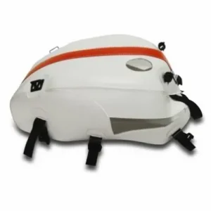 Quantità Limitata Copriserbatoio Bagster per Triumph Bonneville T100/SE, Scrambler e Thruxton dal 2008 bianco e strisce vermigli-
